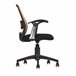 Silla de oficina MINI color negro y naranja Naranja