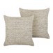 Beliani Cojín decorativo HOWEA Beige
