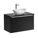 Mueble lavabo individual Eros Negro