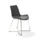 ANGEL CERDA Silla comedor tapizada tela gris Gris