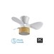 Ventilador De Techo Metal Serie Kos Blanco