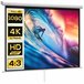 Pantalla Proyector Plástico HOMCOM Blanco