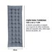 Pack 2 Cojines para Tumbona de Jardín 55x7 Gris