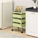 Carrito de Almacenamiento Acero, PP HOMCOM, hogar - cocina Carrito de Almacenamiento Acero, PP HOMCOM, hogar - cocina Verde