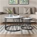 Mesa de centro, mesa auxiliar, mesa de esquina. 70x45 Blanco