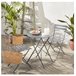 Acomoda Textil – Mesa Plegable de Jardín Estable. (Redonda) 60x60 Antracita