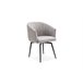 Sillón rotativo MULAN color gris Gris
