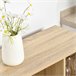 Aparador de Cocina Melamina de Madera y Metal HOMCOM 76 Marron