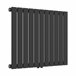 Radiador de panel Nore de Diseño monocapa tubular acero Blanco