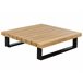 Beliani Conjunto longue MYKONOS Blanco/ Beige