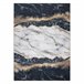 Alfombra lavable ANDRE 1124 Mármol 80x150 Negro