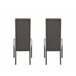Pack de 2 sillas de comedor VERONA  Chocolate