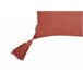 Beliani Cojín decorativo VALVARIA Rojo