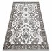 Alfombra MATEO 8037/944 Moderna marco flores estructural 160x220 Gris