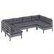 Conjuntos de jardin Gris