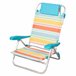 Aktive Silla plegable de playa 7 posiciones, con cojín Multicolor