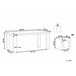 Beliani Conjunto de comedor TARANTO Gris