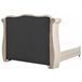 Beliani Cama con somier Terciopelo AYETTE 185x215 Beige