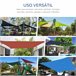 Toldo de Vela HDPE Outsunny, terraza y jardín - carpas y toldos Gris