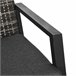 Muebles de Ratán Ratán PE, Poliéster, Espuma, Metal Outsunny Negro
