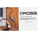 Auriculares con cable KOSS CS100 Beige