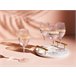 Beliani Cristalería Vidrio MORGANITE Transparente