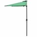 [casa.pro] Sombrilla de media pantalla con manivela 300x150 Verde
