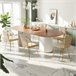 2 piezas, silla de comedor, silla de cocina, silla de salón Crema