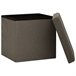 Taburetes De Almacenamiento Marron Claro