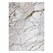 Alfombra GLOSS moderno 529A 53 Mármol Roca elegante glamour 160x220 Beige