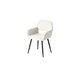 Juego de 2 sillas de comedor escandinavas Beige