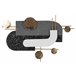 Adorno Metal Adda Home Negro