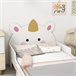 Cama para Niños MDF, Tablero Multicapa ZONEKIZ Blanco