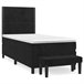 Cama box spring 100x200 Negro