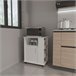 Armario inferiror Lower para microondas en melamina con gabinete Blanco