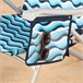 Aktive Silla de playa XL plegable de aluminio 5 posiciones con asa Azul