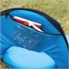 Aktive Asiento plegable con respaldo ajustable Azul
