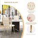 2 piezas, silla de comedor, silla de cocina, silla de salón Crema