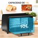 Horno Eléctrico Sobremesa Negro