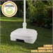 Base para sombrilla cuadrada blanca 33-48 mm Aktive Blanco