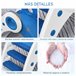 Tobogán Plegable Infantil HDPE HOMCOM Azul