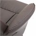 Sillón Reclinable Otomana Metal, PU, Espuma HOMCOM Marron