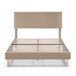Estructura de cama tapizada Lauren 140x190 Beige