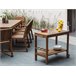 Beliani Conjunto de comedor SASSARI Madera Clara