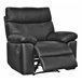 Sillón piel relax SHARONA Negro
