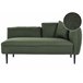 Beliani Chaise longue Bouclé CHEVANNES Verde Oscuro