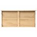 Beliani Conjunto de 2 cajones de cama Madera de pino CRONAT Madera Clara