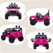 Coche Eléctrico Infantil PP, Metal HOMCOM Rosa