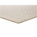 Alfombra de estilo escandinavo con relieve ZEN - ATTICGO 80x150 Blanco