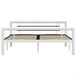 Estructura de cama de metal 160x200 Estructura de cama de metal 160x200 Blanco